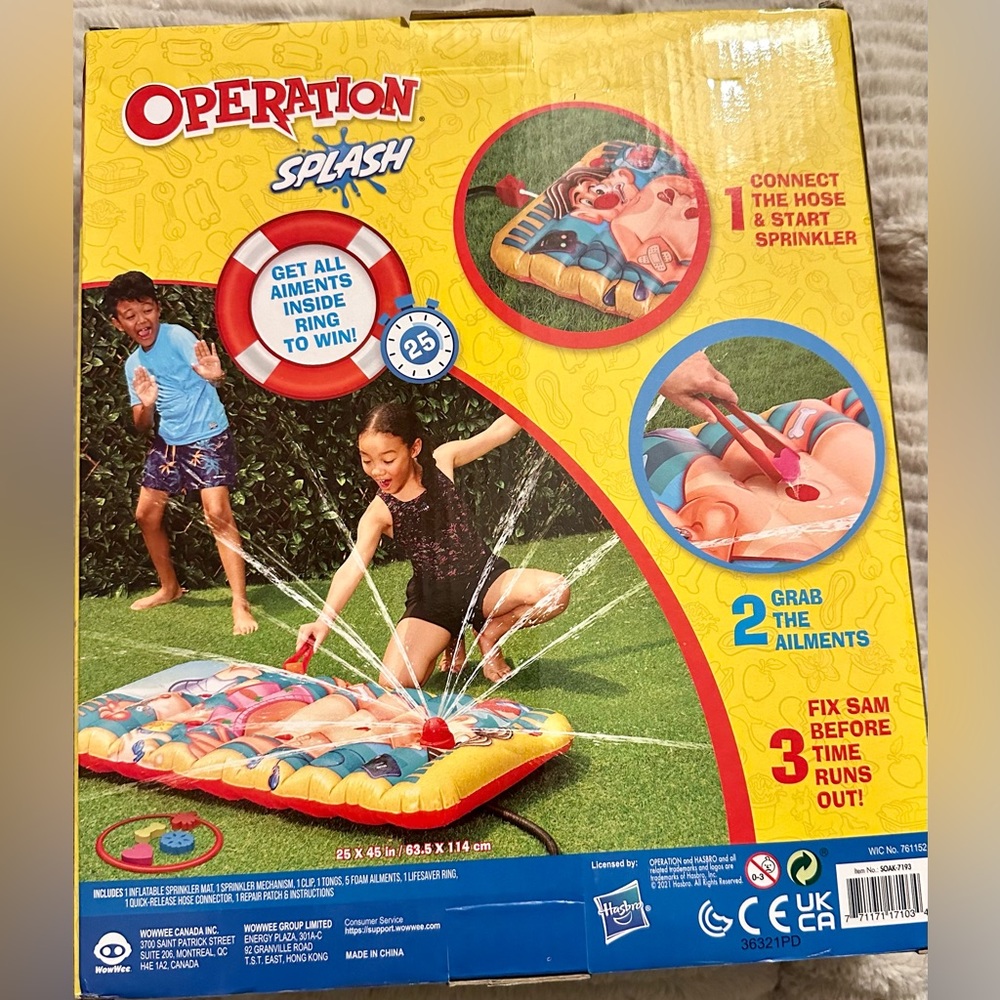 Operation and Twister Splash!
